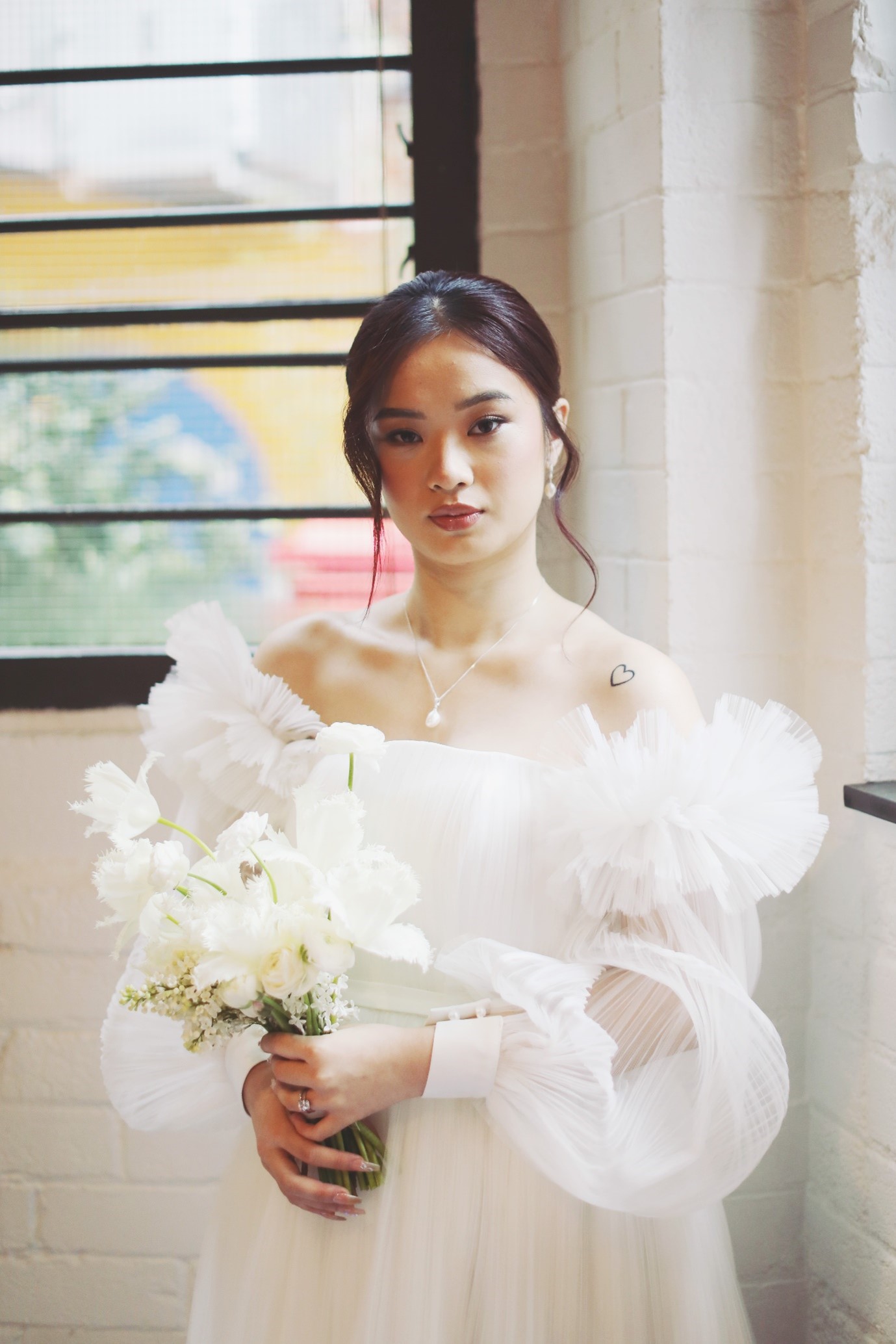 Bride wearing Have dress